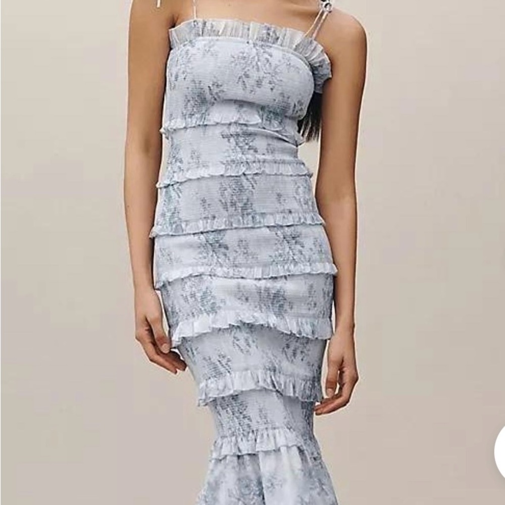 V.Chapman blue dress